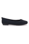 Ballerine nere in tessuto con soletta morbida The First PRE2