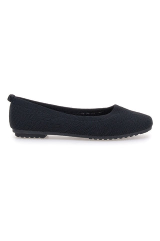 Ballerine nere in tessuto con soletta morbida The First PRE2