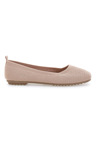Ballerine beige in tessuto con soletta morbida The First PRE2