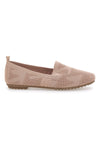 Ballerine Mocassini beige in tessuto con soletta morbida The First PRESZ32