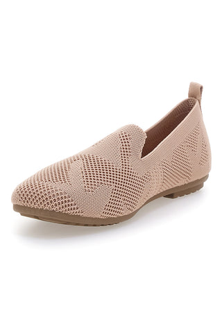 Ballerine Mocassini beige in tessuto con soletta morbida The First PRESZ32