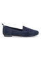 Mocassini blu in tessuto con soletta morbida The First PRESZ32