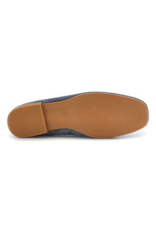 Erste Dame P673 Stoff Mokassins mit Horsebit