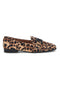 Tierische Mokassins mit Leopardenmuster und Hufeisen First Lady P673
