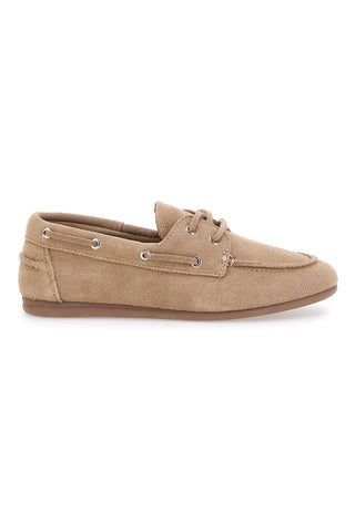 Mocassini beige in pelle con soletta removibile Pittarello Capsule BT261060001A