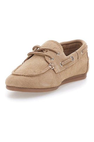 Mocassini beige in pelle con soletta removibile Pittarello Capsule BT261060001A