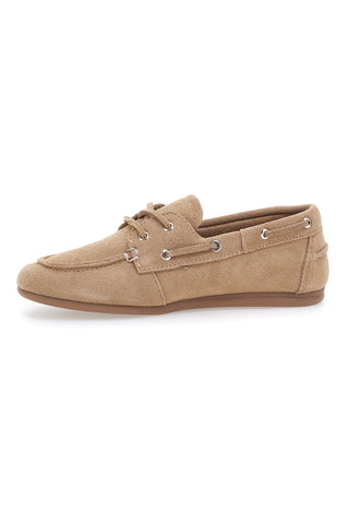 Mocassini beige in pelle con soletta removibile Pittarello Capsule BT261060001A