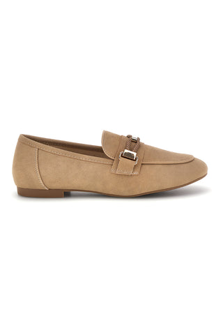 Beige Mokassins mit Hufeisen Le havre paris TW26S2300812