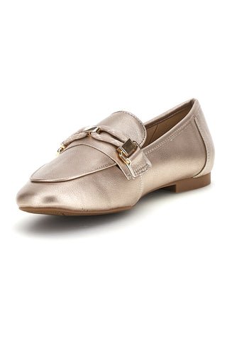 Mocassini oro con morsetto Le havre paris TW26S2300812