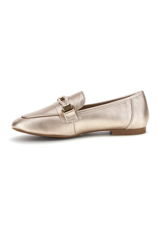 Mocassini oro con morsetto Le havre paris TW26S2300812