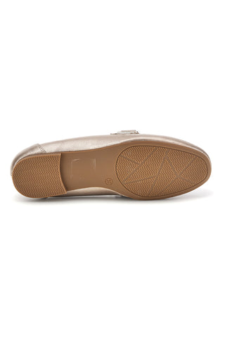 Mocassini oro con morsetto Le havre paris TW26S2300812