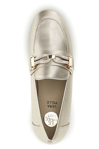 Mocassini oro con morsetto Le havre paris TW26S2300812
