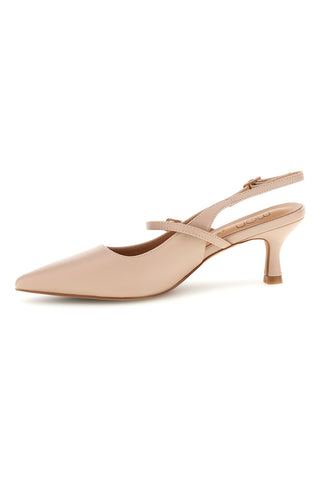 Décolleté slingback beige con cinturini Mon dieu 9447H6