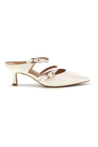 Slingback Bianche con punta affusolata Mon Dieu 9447Q7