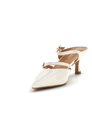 Slingback Bianche con punta affusolata Mon Dieu 9447Q7