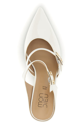 Slingback Bianche con punta affusolata Mon Dieu 9447Q7