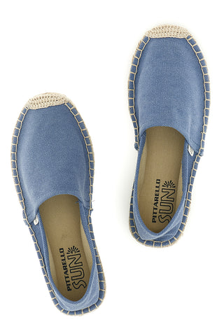 Espadrillas azzurre slip on Pittarello sun SGMS2520