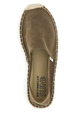 Braune Espadrilles zum Hineinschlüpfen Pittarello Sonne SGMS2520