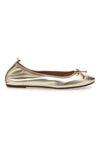 Ballerina platino in vera pelle Pittarello Look 818005