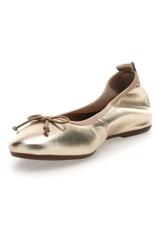 Ballerina platino in vera pelle Pittarello Look 818005