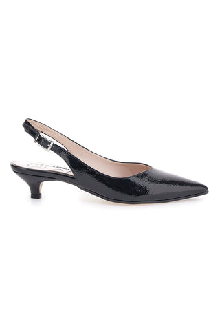 Décolleté da donna nero con cinturino slingback Pittarello Glam 3135