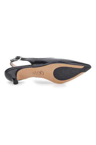 Schwarze Damen Pumps mit Slingback-Riemen Pittarello Glam 3135