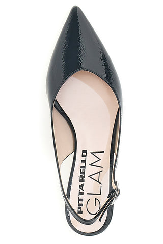 Schwarze Damen Pumps mit Slingback-Riemen Pittarello Glam 3135