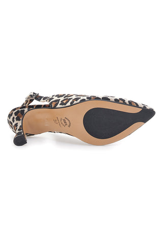 Décolleté da donna leopardato con cinturino slingback Pittarello Glam 31441
