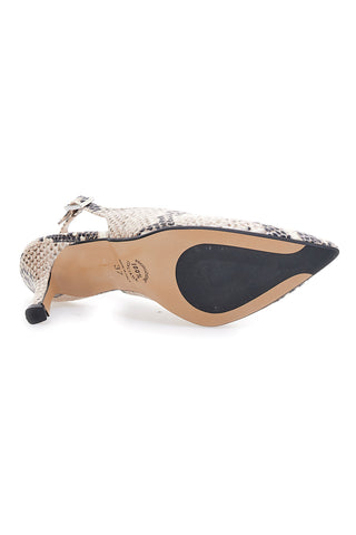 Décolleté slingback pitonata Made in Italy Pittarello Glam 5173