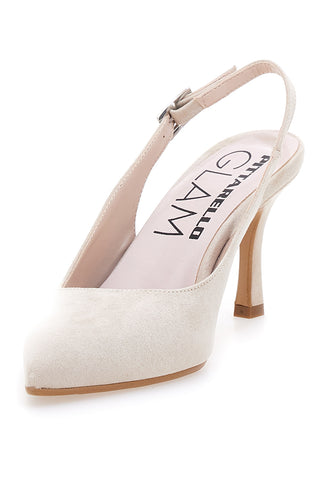 Décolleté da donna beige con cinturino slingback Pittarello Glam 5371