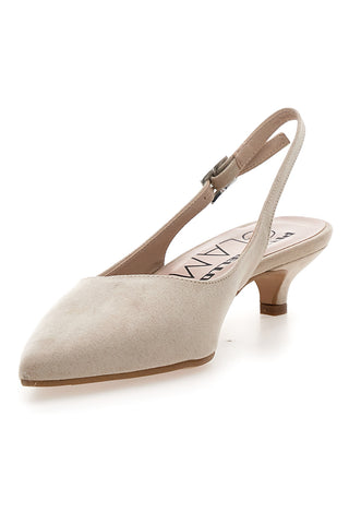 Décolleté da donna beige con cinturino slingback Pittarello Glam 3123
