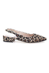 Damen Pumps mit Leopardenmuster und Slingback-Riemen Pittarello Glam 3883