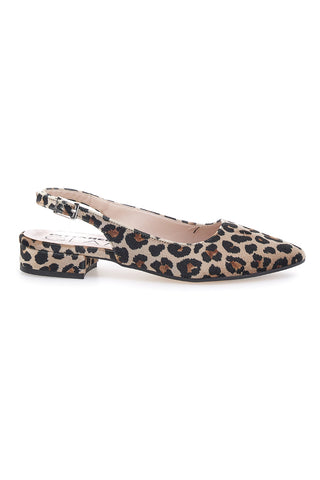 Damen Pumps mit Leopardenmuster und Slingback-Riemen Pittarello Glam 3883