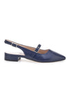 Décolleté da donna blu con cinturino slingback Pittarello Glam 3888