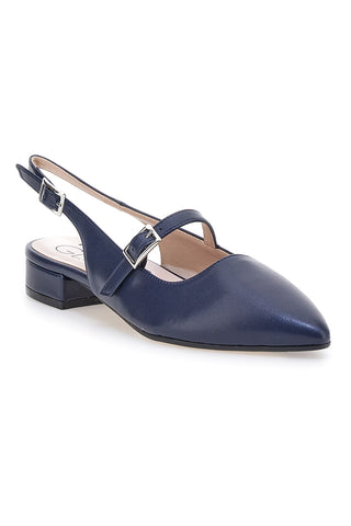 Décolleté da donna blu con cinturino slingback Pittarello Glam 3888