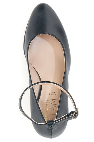 Décolleté nere con cinturino e tacco largo Pittarello Glam 2594PT