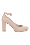 Décolleté da donna nude con cinturino e tacco largo Pittarello Glam 2594PT