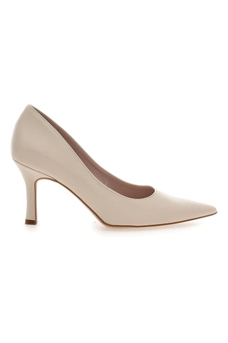 Décolleté panna con tacco Pittarello Glam 3866