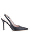Schwarze Damen Slingback Pumps Pittarello Glam 3837
