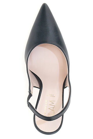 Schwarze Damen Slingback Pumps Pittarello Glam 3837