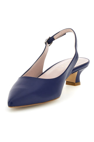 Décolleté blu con cinturino Pittarello glam 3990