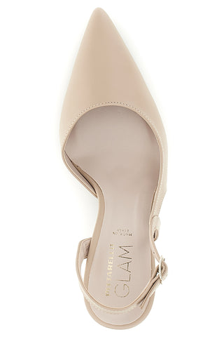 Décolleté beige con cinturino Pittarello glam 3997