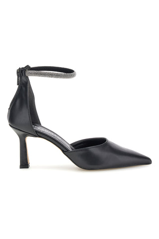 Schwarze Pumps mit Riemchen Pittarello couture 709