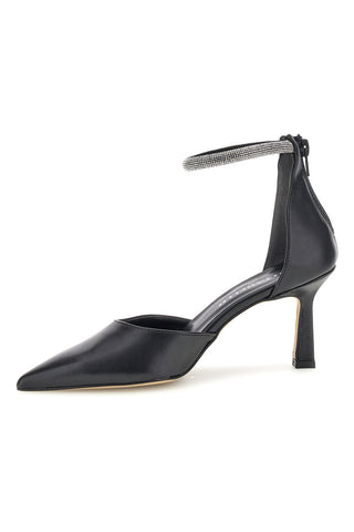 Schwarze Pumps mit Riemchen Pittarello couture 709