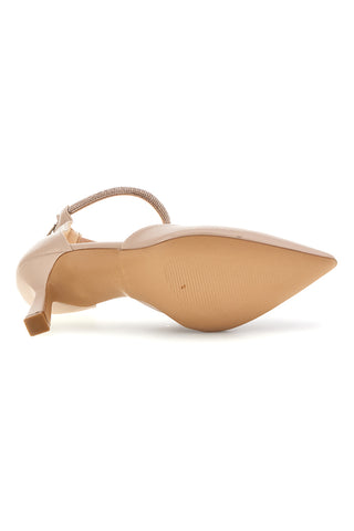 Décolleté nude con cinturino Pittarello couture 709