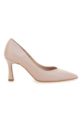 Nude spitz zulaufender High Heel Pumps Francesca gritti 3354