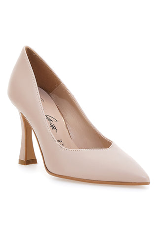 Beige Dekolleté mit Absatz Francesca Gritti 157