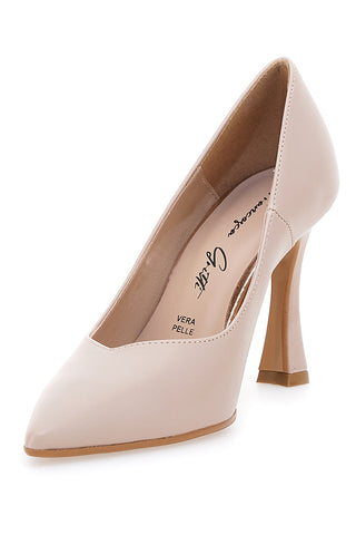 Décolleté beige con tacco Francesca Gritti 157