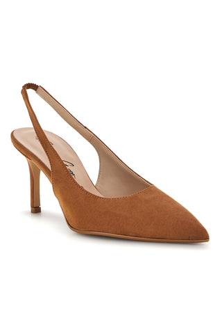 Décolleté slingback Marroni con punta affusolata Francesca Gritti P7061