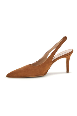 Décolleté slingback Marroni con punta affusolata Francesca Gritti P7061